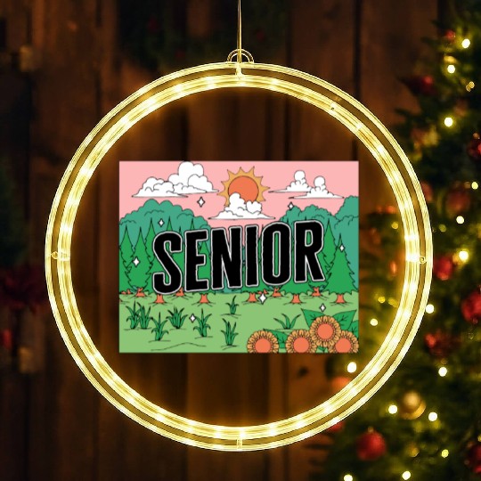 Graduation LED Christmas Window Lights, Senior Class Of 2023 Gift End