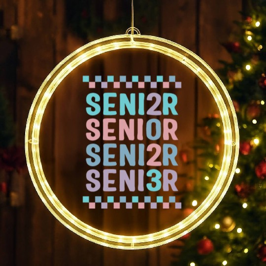 Graduation LED Christmas Window Lights, Senior Class Of 2023 Gift End