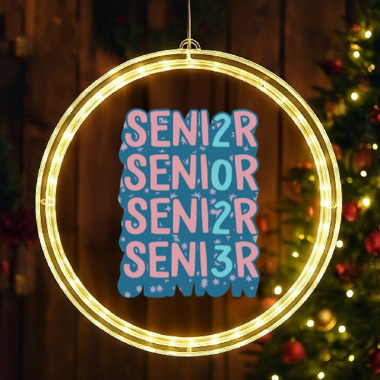 Graduation LED Christmas Window Lights, Senior Class Of 2023 Gift End