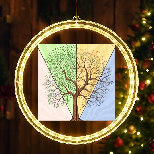 Four Seasons Trees LED Christmas Window Lights