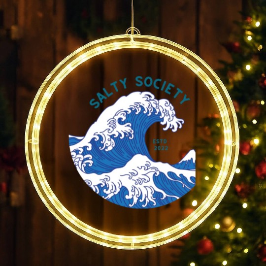 Salty Society LED Christmas Window Lights