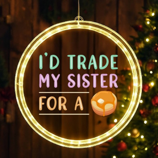 Trade Sister For A Pancake LED Christmas Window Lights