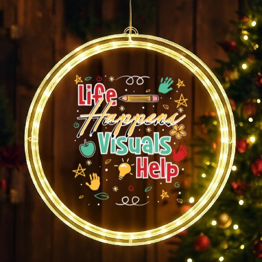 Sped Teacher Special Education Teacher LED Christmas Window Lights