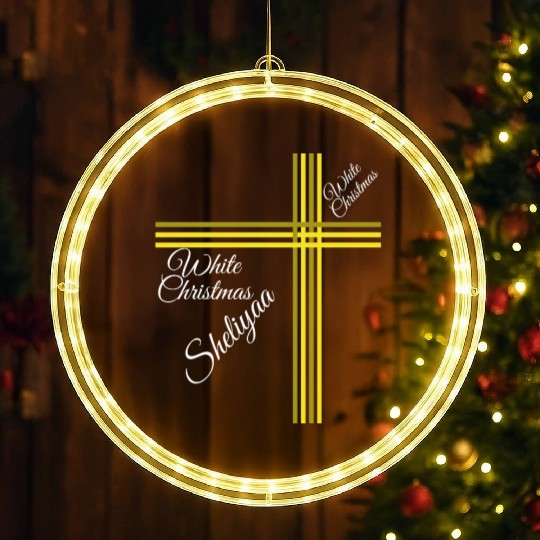 White Christmas Sheliyaa LED Christmas Window Lights
