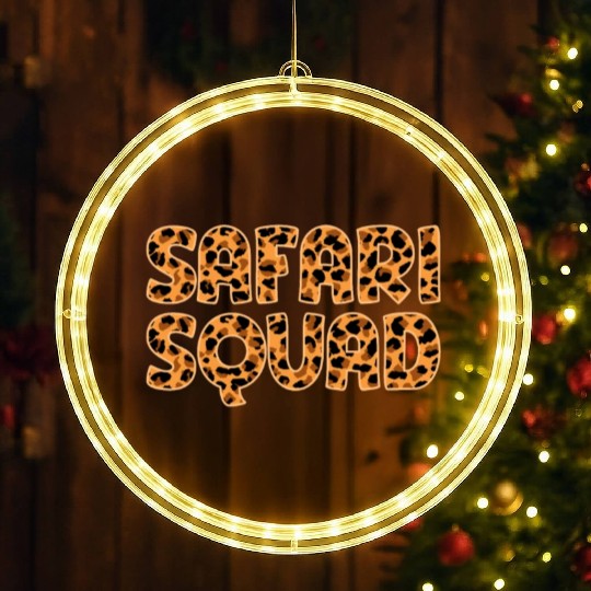 Safari Squad - African Safari Adenventures LED Christmas Window Lights