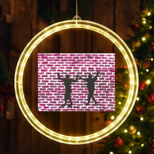 Black magic holyhock online by Yeshaya Dank LED Christmas Window Lights