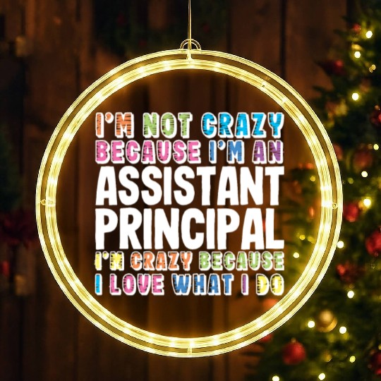 Assistant Principal LED Christmas Window Lights