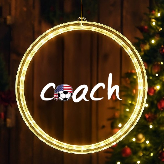 us soccer coach LED Christmas Window Lights