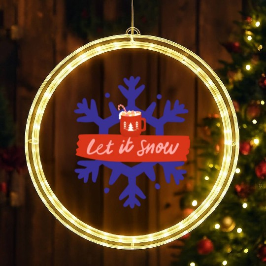let it Snow LED Christmas Window Lights