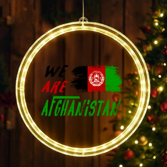 We are Afghanistan LED Christmas Window Lights