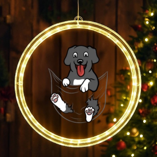Great Dane Pocket Graphic LED Christmas Window Lights
