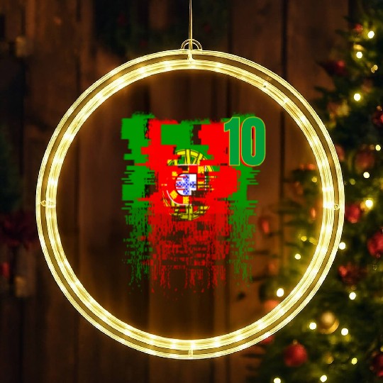 Portugal Soccer team Jerseys Portugal team 2022 nu LED Christmas Window Lights