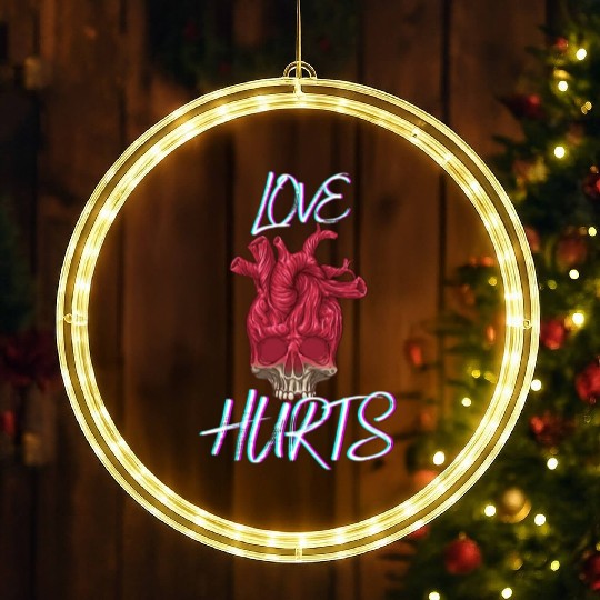Love Hurts LED Christmas Window Lights