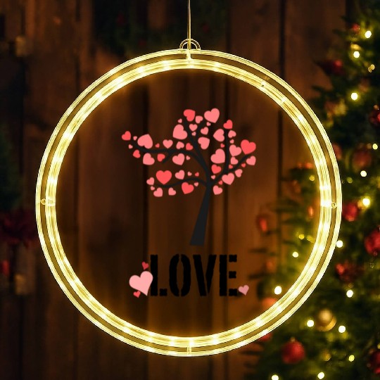 Valentine's Love Tree! LED Christmas Window Lights