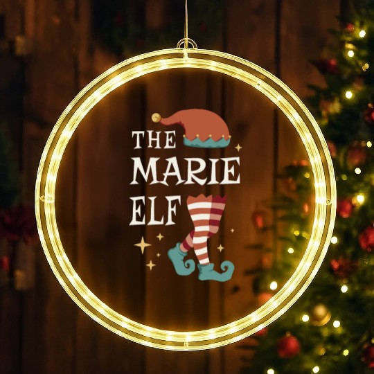 The Marie Elf - Christmas Pajama for Marie LED Christmas Window Lights