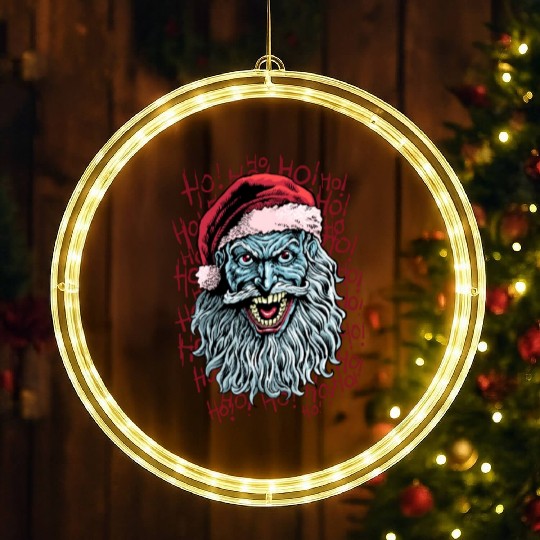 bad santa LED Christmas Window Lights