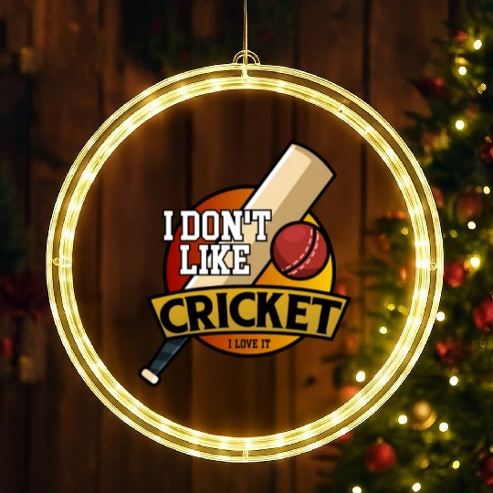 I don't like Cricket...I love it LED Christmas Window Lights