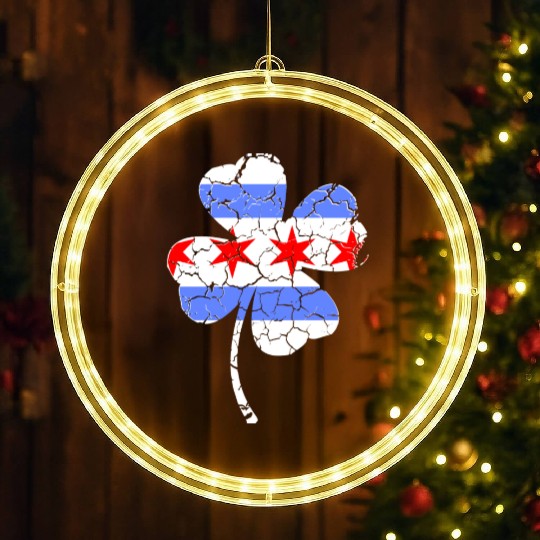 Chicago Southside Irish St Patricks Day 2020 LED Christmas Window Lights