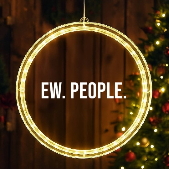 EW. PEOPLE. LED Christmas Window Lights