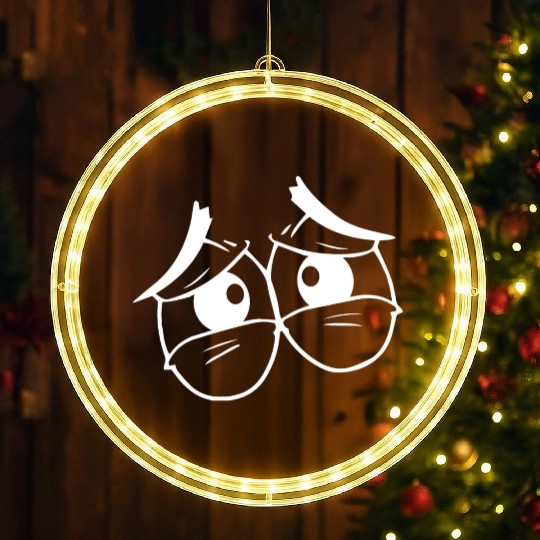 Sad crying eyes LED Christmas Window Lights LED Christmas Window Lights for Men, Women & Kid
