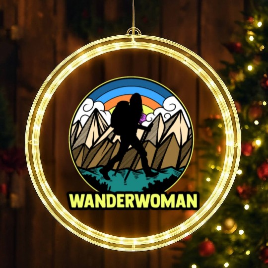 Wanderwoman LED Christmas Window Lights