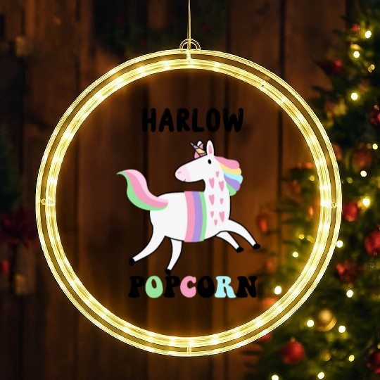 Harlow And Popcorn Merch Popcorn The Pony LED Christmas Window Lights