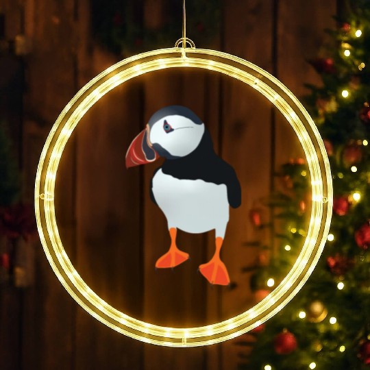 Puffin LED Christmas Window Lights, Puffin, Puffin Lover,