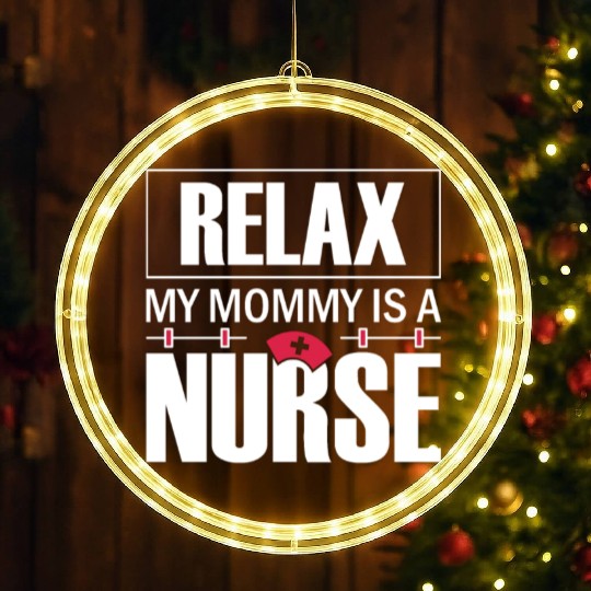 Relax Nurse Nursing Student Teacher Gift Ideas LED Christmas Window Lights