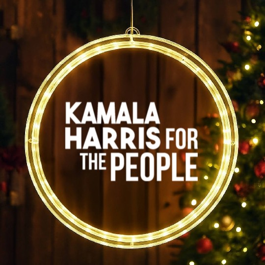 Kamala Harris For The People LED Christmas Window Lights