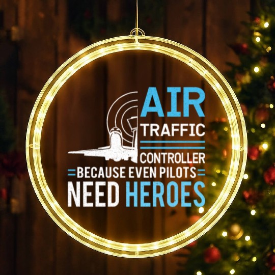 Air Traffic Controller Aircraft Flight Service LED Christmas Window Lights