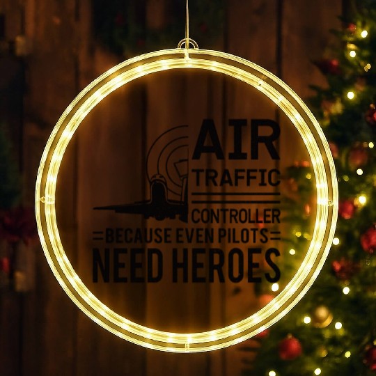 Air Traffic Controller Aircraft Flight Service LED Christmas Window Lights
