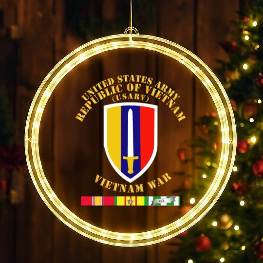 Army US Army Vietnam USARV Vietnam War w SVC LED Christmas Window Lights