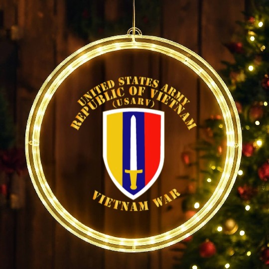Army US Army Vietnam USARV Vietnam War LED Christmas Window Lights
