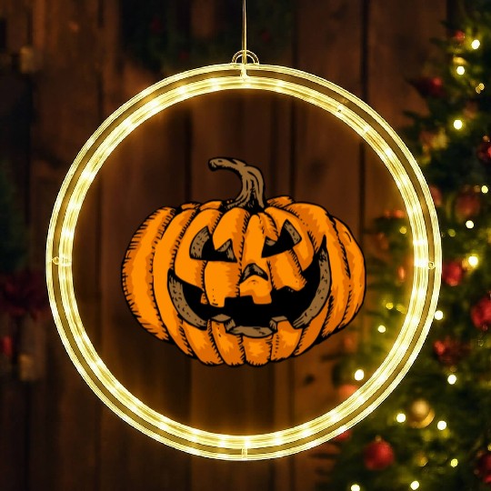 Pumpkin Halloween LED Christmas Window Lights