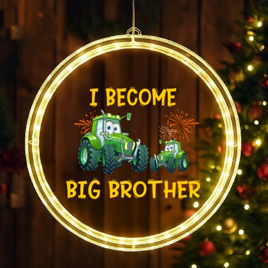 Big brother farmer tractor 2023 LED Christmas Window Lights