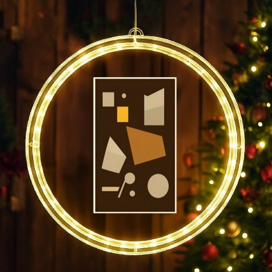 Chocolate Espresso Candy Bar LED Christmas Window Lights