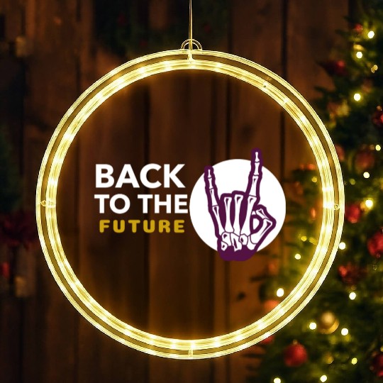 Back to the future LED Christmas Window Lights