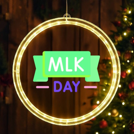 Martin Luther king jr. day LED Christmas Window Lights