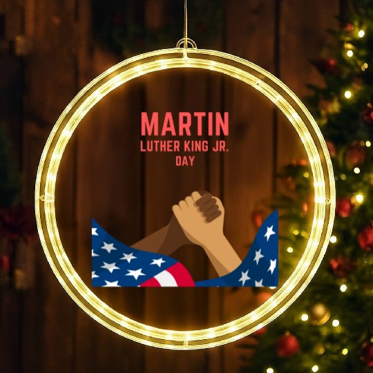 Martin Luther king jr. day LED Christmas Window Lights