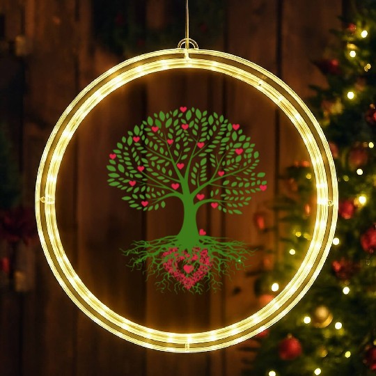 Tree - love LED Christmas Window Lights