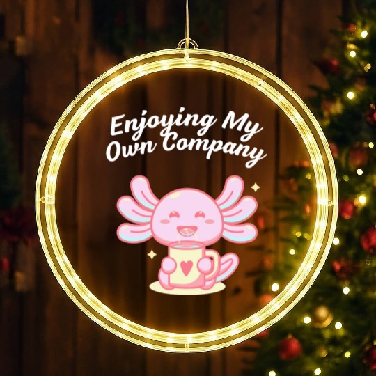 Enjoying My Own Company Sarcastic Introvert Sarcas LED Christmas Window Lights