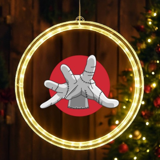 Thing Wednesday Wednesday Addams Enid TV Show LED Christmas Window Lights