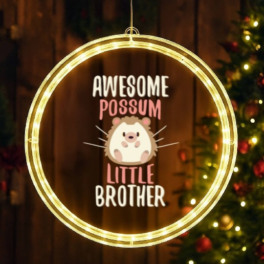 Awesome Possum Little Brother LED Christmas Window Lights