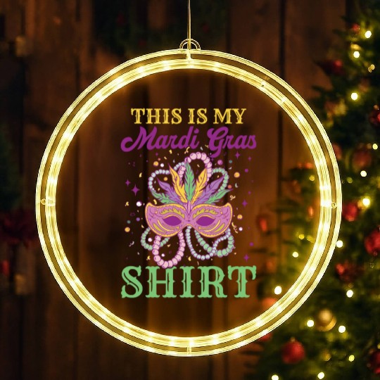 Mardi Gras - This Is My Mardi Gras LED Christmas Window Lights