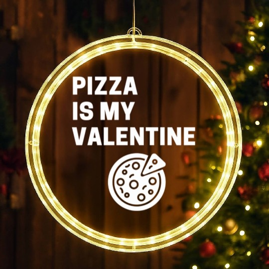 Pizza is my valentine1660 LED Christmas Window Lights