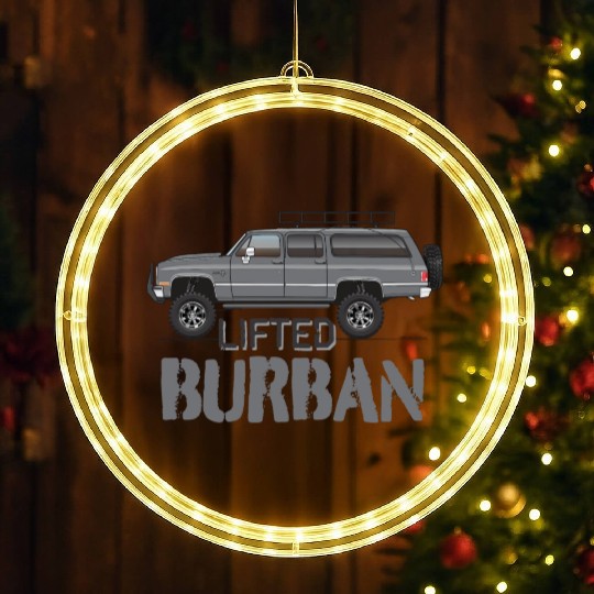BURBAN Charcoal LED Christmas Window Lights