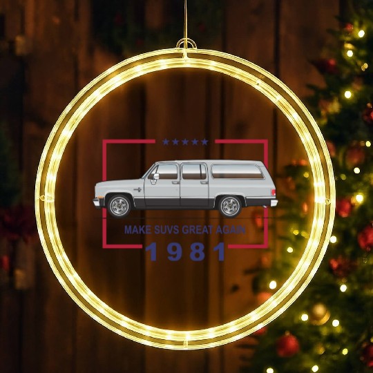 make Light Silver LED Christmas Window Lights