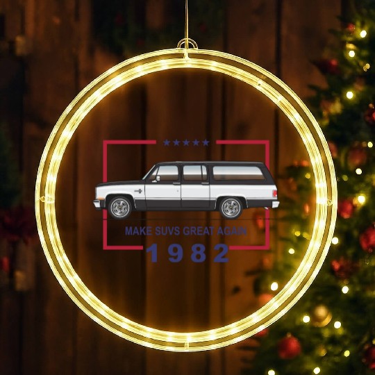 1982 Midnight Black LED Christmas Window Lights