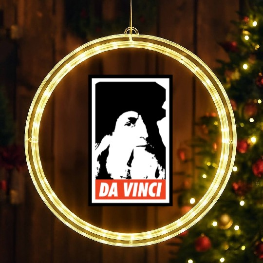 Leonardo Da Vinci LED Christmas Window Lights
