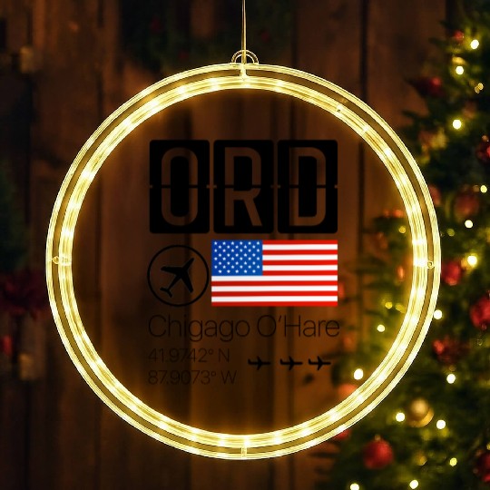 Chicago LED Christmas Window Lights